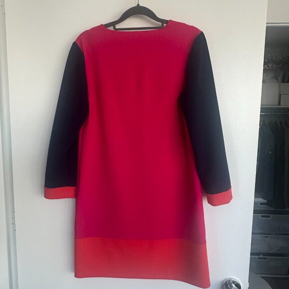 DvF ColorBlock Dress (Size 6 Never Worn Like New) - Picture 3 of 13